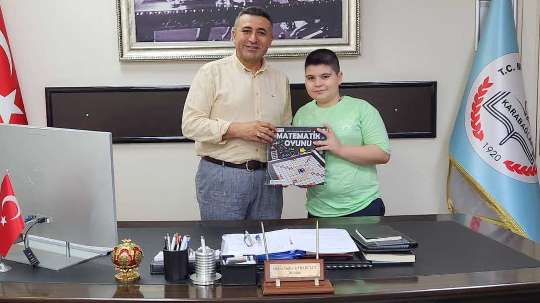 Karabağlar Bilim ve Sanat Eğitim Merkezi (BİLSEM) öğrencisi Efe Ayvar ARGEM Ortaokulu`na kabul edildi