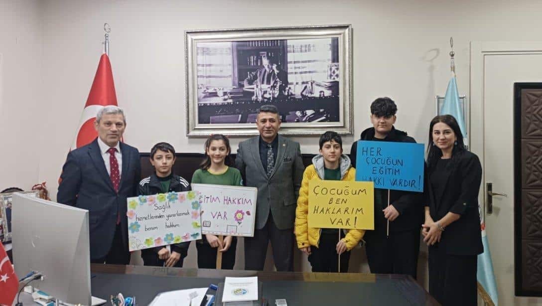 Şehit Muhtar Mete Sertbaş Ortaokulu E-Twinning Projesi Tanıtım Ziyareti